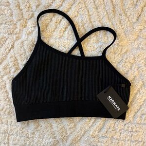 Nagnata T69 Elliptical Bra Black/Dark Charcoal